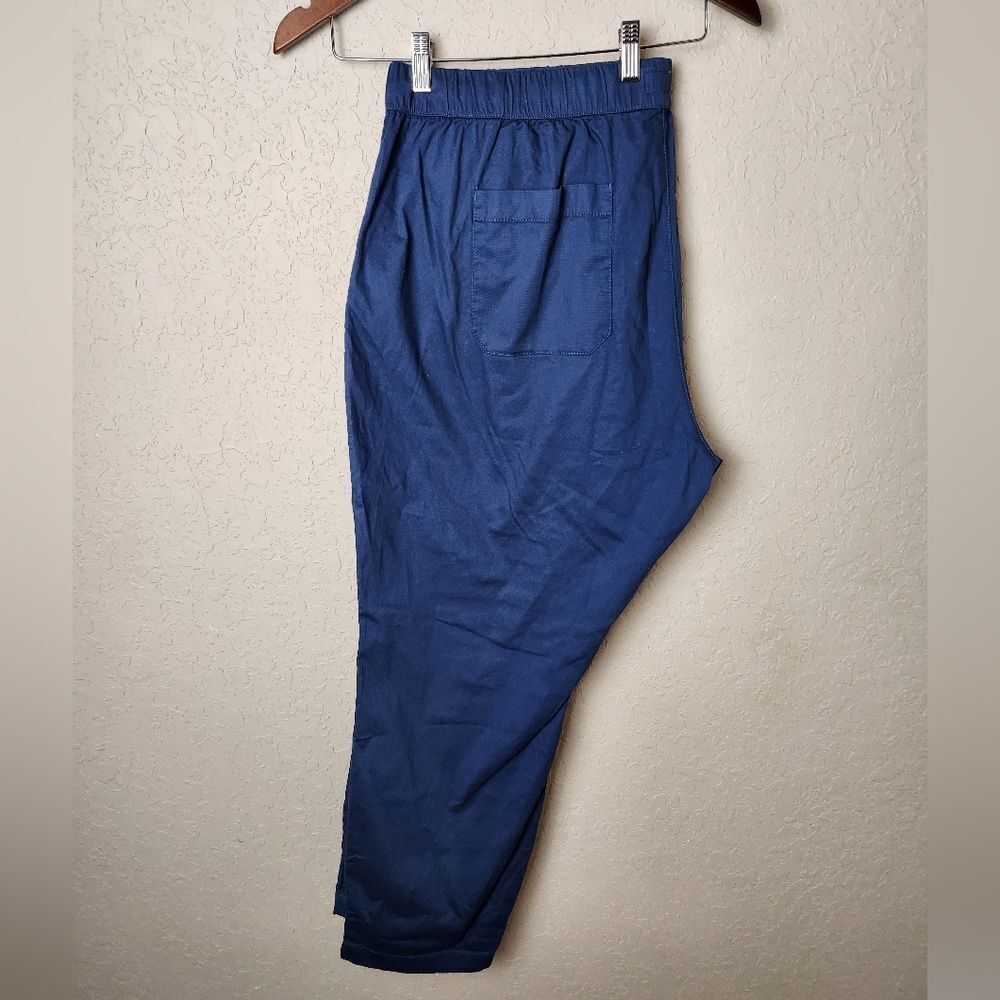 Pact Daily Twill Pants Organic Cotton Womens  Navy Blue Size XXXL New - Picture 4 of 8